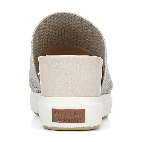 SOLD Dr. Scholl's Womens Grey Sonia Mesh Fabric Slip On Platform Sandals - Picture 13 of 15